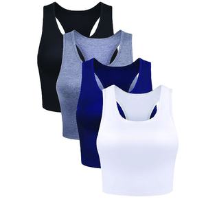 OEM personnalisé nouveau 2024 LOGO adulte noir Yoga soutien-gorge rembourré dames sans couture femmes sport soutien-gorge haut fitness en gros du Bangladesh - Product Image 1