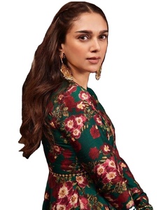 ชุดผ้าไหมเนยคุณภาพพรีเมียมพร้อมลายพิมพ์สวยงาม & ชุดชาราราผ้าไหมเนย & ชุดผ้าไหมเนยพร้อมลายพิมพ์ดิจิทัลแบบเย็บสำเร็จ - Product Image 1