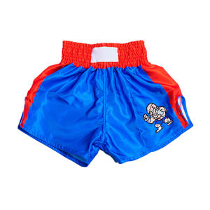 Jiu Jitsu กางเกงขาสั้นมวยไทยกางเกงขาสั้นต่อสู้ทำจากปากีสถานมวยไทยและกางเกงต่อยืดเอวยางยืดน้ำหนักเบา - Product Image 4