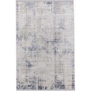 Tapis d'intérieur moderne beige Netline A0191 par Home Rugs Depot 100% acrylique, non-muant, facile à nettoyer, durable pour la chambre à coucher, le bureau, la chambre d'enfant - Product Image 5