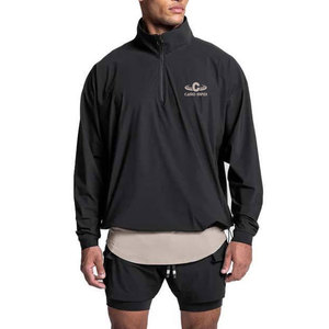 With Relaxed Fit Quality Crafted Men <b>Windbreaker</b> Shorts Set For Modern Everyday Comfort Men <b>Windbreaker</b> Shorts Set - Product Image 2