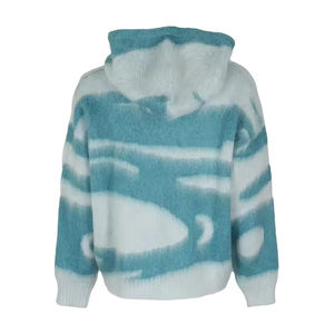 Sweat à capuche en mohair de style designer, sweat à capuche en tricot d'hiver de luxe, vente en gros de marque privée, sweat à capuche en tricot de mohair de qualité supérieure, sweat à capuche en laine douce - Product Image 2