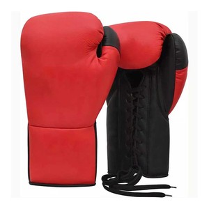 Guantes de boxeo gemelos personalizados, de cuero, venta al por mayor - Product Image 3