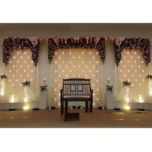 Mur de bougies de mariage élégant pour scène mur de bougies spécial pour décor de mariage mur de bougies luxueux scène de mariage - Product Image 1