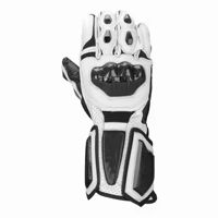 Fabricante directo de fábrica Calidad profesional Personalizar logotipo y diseño Cuero de cabra Guantes de moto totalmente personalizables