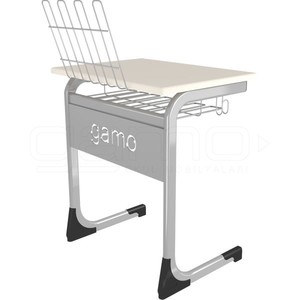 Muebles escolares Gamo, escritorio de ordenador Werzalite individual para uso escolar y musical, hecho en Turquía, 2017 - Product Image 1
