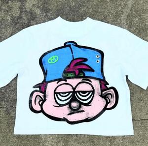 T-shirt personnalisé pour hommes 100% coton à manches courtes col en O-couleur unie Design Your Own Logo 260 Grammes Casual Oversized - Product Image 1