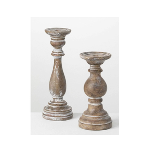 Superior Quality <b>Wooden</b> <b>Candle</b> <b>Pillar</b> <b>Holder</b> Handcrafted Items White Color Latest Design <b>Candle</b> <b>Holder</b> for Restaurant Decoration - Product Image 1