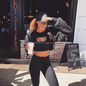 Sudadera Corta de Manga Larga para Chicas, Estilo Urbano, Top Corto, Camiseta de Moda para Primavera - Product Image 3