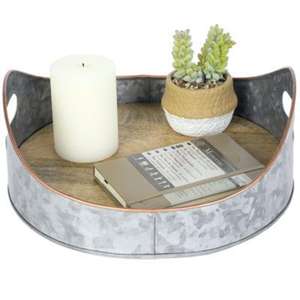 Plateau de service galvanisé de qualité supérieure au design unique avec forme et taille personnalisées pour les fêtes et la cuisine - Product Image 1