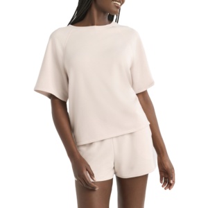 ชุดเซ็ตผู้หญิงลำลองฤดูร้อน คอกลม แขนสั้น ทรงเข้ารูป ผ้าฝ้าย 100% ชุดเซ็ตโอเวอร์ไซส์เข้าชุดกัน ผลิตโดย BS 2026 - Product Image 4