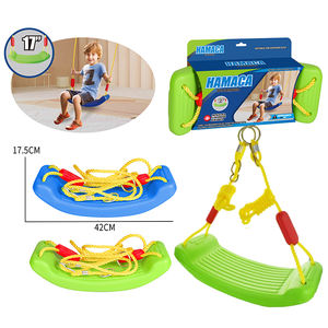 Equipo de juegos al aire libre para niños Columpio de jardín de cuerda para niños Patio de juegos al aire libre Hamacas Columpio Silla de plástico - Product Image 1