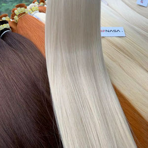 1 kg # Extensiones de Cabello Humano Vietnamita PLA02 en Tono Rubio Intenso, al por Mayor, de Fábrica Nasa Hair, Lisas, 70 cm, Premium - Product Image 1
