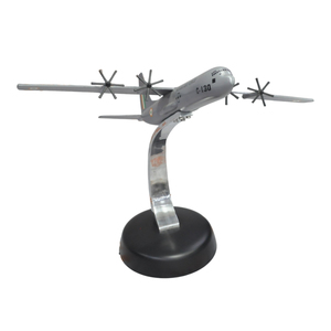 โมเดลเครื่องบิน C-130แบบตั้งได้โมเดลเครื่องบินอลูมิเนียมเคลือบผงสีเทาวัตถุสำหรับเป็นของขวัญ - Product Image 5