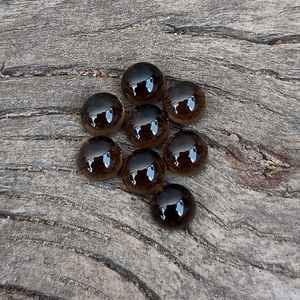 หินควอทซ์สโมคกี้ธรรมชาติคุณภาพสูงขนาด5มม. 10มม. 12มม. พลอยแบบหลวมสำหรับทำเครื่องประดับสร้อยคอทำมือ - Product Image 5