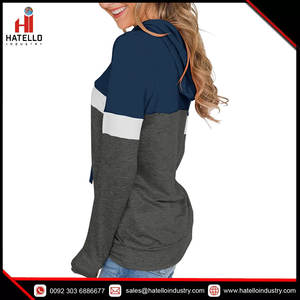 Tops con capucha para mujer, camisas informales de manga larga, blusas holgadas, ropa de moda, sudaderas - Product Image 3