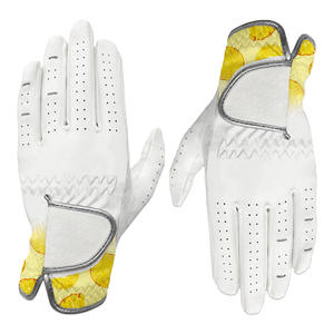 Guantes de golf de cuero Premium de tacto suave antideslizante agarre profesional hombres mujeres logotipo personalizado proveedor OEM a granel - Product Image 4