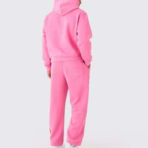 Men Custom Color Street Fashion Tracksuits Sweat <b>Suits</b> 100% Cotton Oversized Tracksuit Men Sweatpants <b>and</b> Hoodie Set - Product Image 3