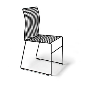 High Quality <b>Stackable</b> Cheap Price Steel Iron Frame Antique Vintage Metal <b>Chair</b> <b>Outdoor</b> Conversation Metal Black <b>Chair</b> - Product Image 1