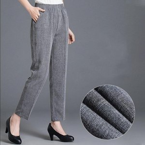 Pantalones de Vestir para Mujer, Nueva Colección, Corte Regular, 100% Algodón Ecológico, para Trabajo - Product Image 3