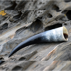 Auténtica Jarra de Cuerno de Búfalo Estilo Vikingo, Hecha a Mano, para Cerveza, Sidra o Mead, Regalo Rústico para Bar - Product Image 5