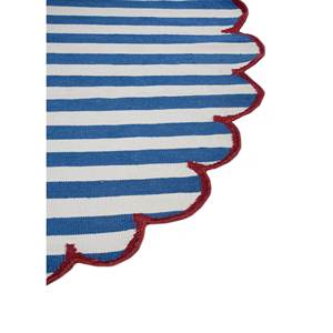 Alfombra de Lana Tejida Plana Alhambra Ivory, Hecha a Mano, Estilo Kilim, Rectangular, para Pasillo, Sala de Estar o Dormitorio - Modelo ADWL-13197 - Product Image 4