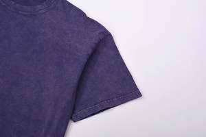 เสื้อเจอร์ซีย์ผู้ชายวินเทจโอเวอร์ไซส์ผ้า100% ซีดจางลงแดดเสื้อยืดผ้าฝ้ายแนวสตรีทแวร์ผ้าพัฟพิมพ์ลายโบ๊อกซี่ - Product Image 4