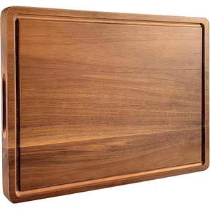 Tabla de cortar de madera de acacia, tabla de servir con grabado láser, tablas de charcutería PARA EL Día DE LA MADRE personalizado, boda, regalo de inauguración de la casa - Product Image 4