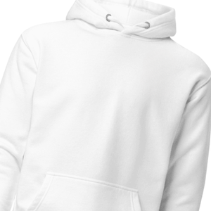Sweat-shirt à capuche classique blanc unisexe en molleton de coton lourd, uni, pour l'hiver, streetwear, vente en gros, usine - Product Image 2