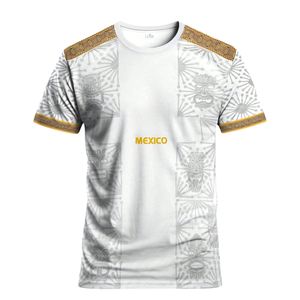 Maillot de football à manches courtes en tissu 100% polyester avec impression par sublimation personnalisée de nom et de numéro - Product Image 1
