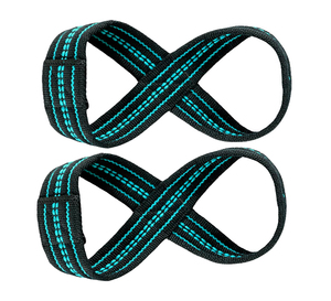 Figura de algodón 8 correas para entrenamientos de gimnasio culturismo músculo Fitness-Ajustable transpirable ligero alto estiramiento - Product Image 4