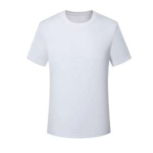 Cotton Knitted Short <b>Sleeve</b> T-<b>shirt</b> 240 Grams Heavy Y2k Casual Comfortable Anti-Pilling Black & <b>White</b> O-neck Women's - Product Image 2