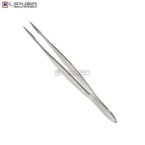 Fórceps de astillas Hunter de 4 3/8 pulgadas, eliminación de astillas quirúrgicas rectas y manipulación de tejidos finos, instrumentos médicos - Product Image 5