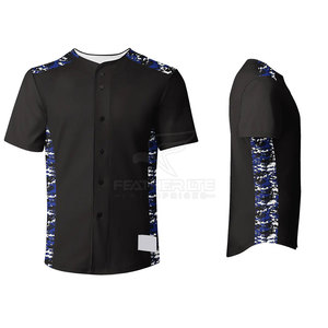 Ropa deportiva, camiseta de béisbol de color personalizado, camiseta de béisbol de secado rápido, camiseta de béisbol ajustada para hombre - Product Image 1