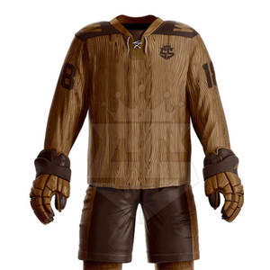 2025 Material 100% poliéster equipo transpirable campo Hockey Jersey hombres uniforme de hockey sobre hielo para la venta - Product Image 4