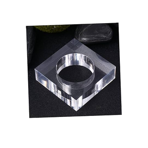 Anneaux de serviette en acrylique couleur personnalisée meilleure qualité pour la vaisselle à la maison pour la vente ronde de produits Offre Spéciale - Product Image 5