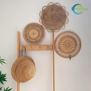 Meilleur décor à la maison!!! Décoration de panier suspendu tissé à la main écologique, parfait pour la décoration intérieure moderne, napperons à prix d'usine - Product Image 4