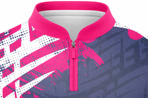 Camiseta Deportiva de Sublimación de Buena Calidad, Manga Corta, Lisa, con Cierre, Estilo Polo, Cuello Mao - Product Image 6