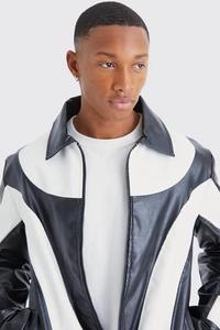 Smooth Fabric Firm Collar Bomber Jacket Steady Grip Thermal Feel Stylish Frame Versatile Layer Bomber Jacket - Product Image 3