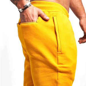 กางเกงวอร์มผ้าแคนวาสน้ำหนักเบาสำหรับผู้ชายกางเกงวิ่งออกกำลังกายแถบข้างสำหรับยิมฟิตเนส - Product Image 3