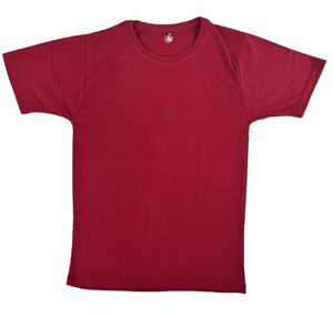 Camisetas blancas para correr para hombre Camiseta deportiva de 100% poliéster Dry Fit, logotipo al por mayor y lista para sublimación - Product Image 1