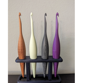 Hấp Dẫn Nhựa Crochet Móc Handmade Sang Trọng Crochet Hooks Cho Crochet Kit May May Công Cụ May Kéo - Product Image 4