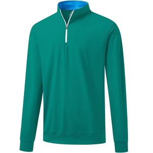 ... Top con cremallera de cuarto de golf con características de gestión de la humedad, ideal para tee times de la mañana, cómodo y transpirable - Product Image 6