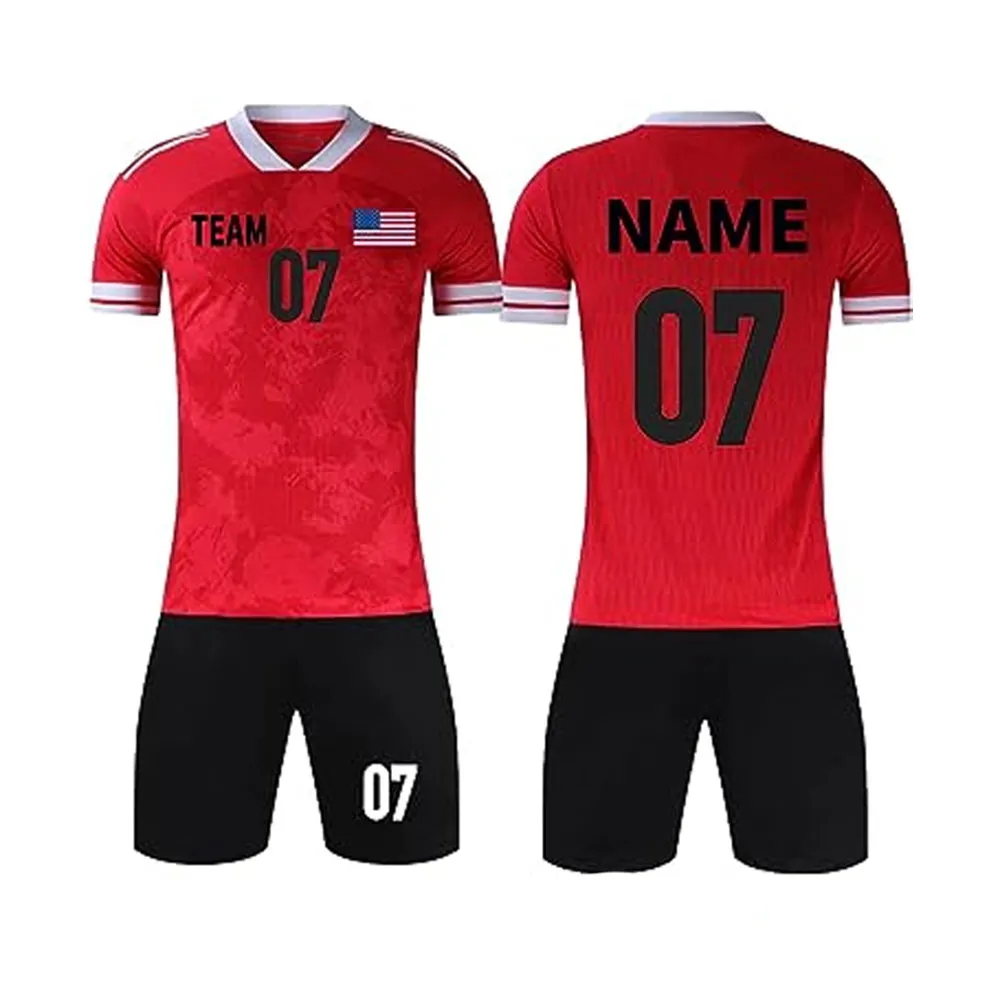 Cá nhân thiết kế bóng đá đồng phục cho Câu lạc bộ bóng đá Bộ dụng cụ áo đồng phục bóng đá làm cho đội bóng của bạn màu sắc tùy chỉnh thiết kế mới