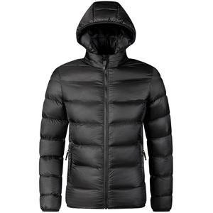 Vente en gros Noir Hiver Hommes Haut Matelassé Léger Nouveau Élégant Respirant Veste Doudoune Pour Hommes Veste Décontractée - Product Image 2