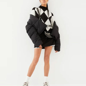 สเวตเตอร์แบบสวมหัวแขนยาวสำหรับผู้หญิงเสื้อสเวตเตอร์แฟชั่นสำหรับฤดูหนาวไซส์ใหญ่พิเศษ - Product Image 4