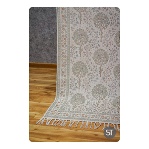 Tapis imprimé élégant 120x180 cm Tapis décoratif doux et durable avec peluche pour chambre à coucher salon bureau maison sol intérieur - Product Image 4