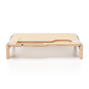 Supporto per Laptop portatile in legno supporto per custodia per pc supporto per laptop per notebook regolabile in legno naturale per scrivania - Product Image 2