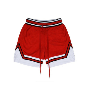 Pantalones cortos de malla Fabricante de ropa de calle pesada Pantalones cortos de malla de baloncesto negros personalizados - Product Image 4