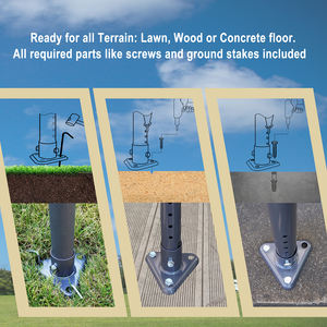 Auvent de voiture NOWENSOL 12x20 pieds, robuste, avec parois latérales et portes amovibles, abri de voiture portable, garage pour bateau et fête - Product Image 4